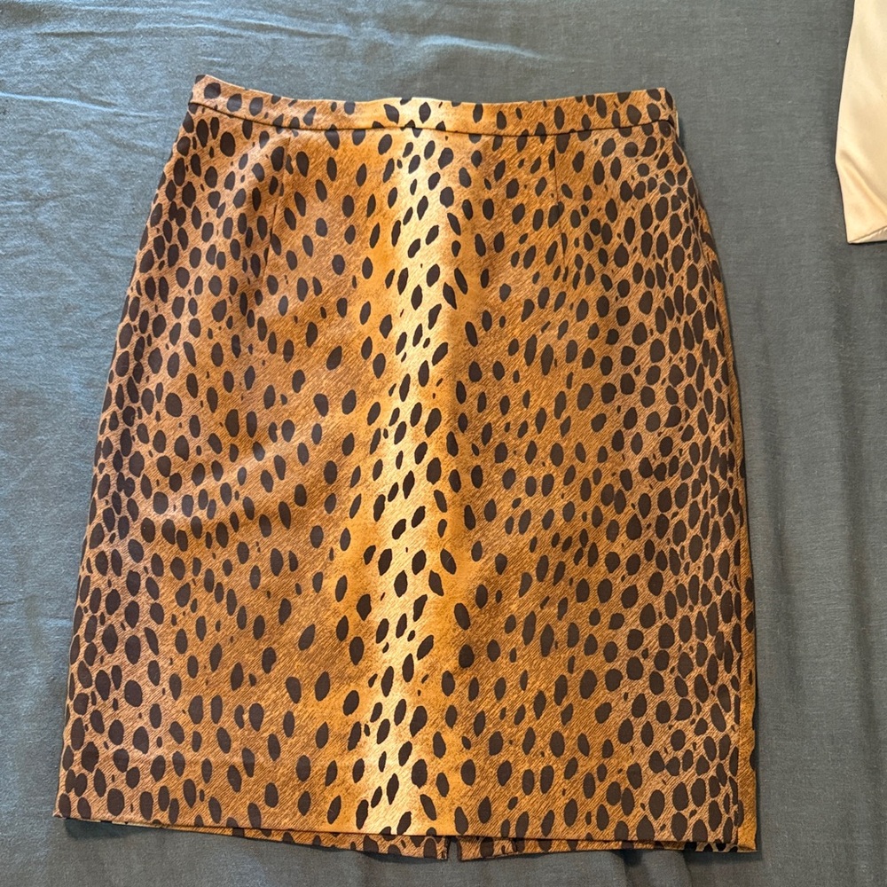 Michael Kors Leopard Print Women's Skirt